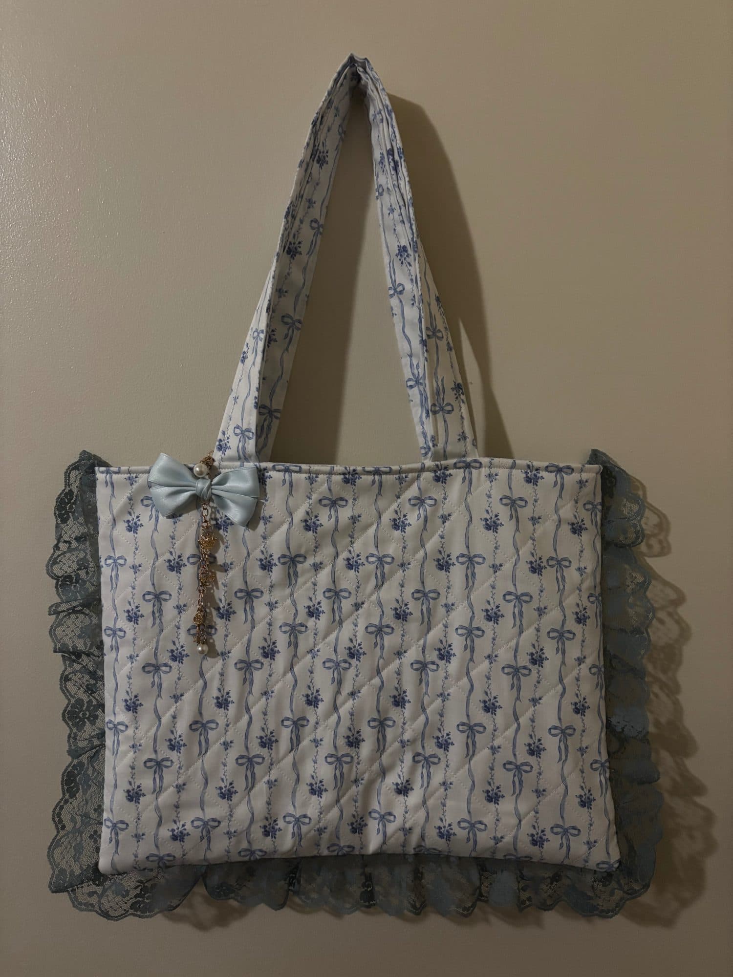 Bows and Lace Tote Bag