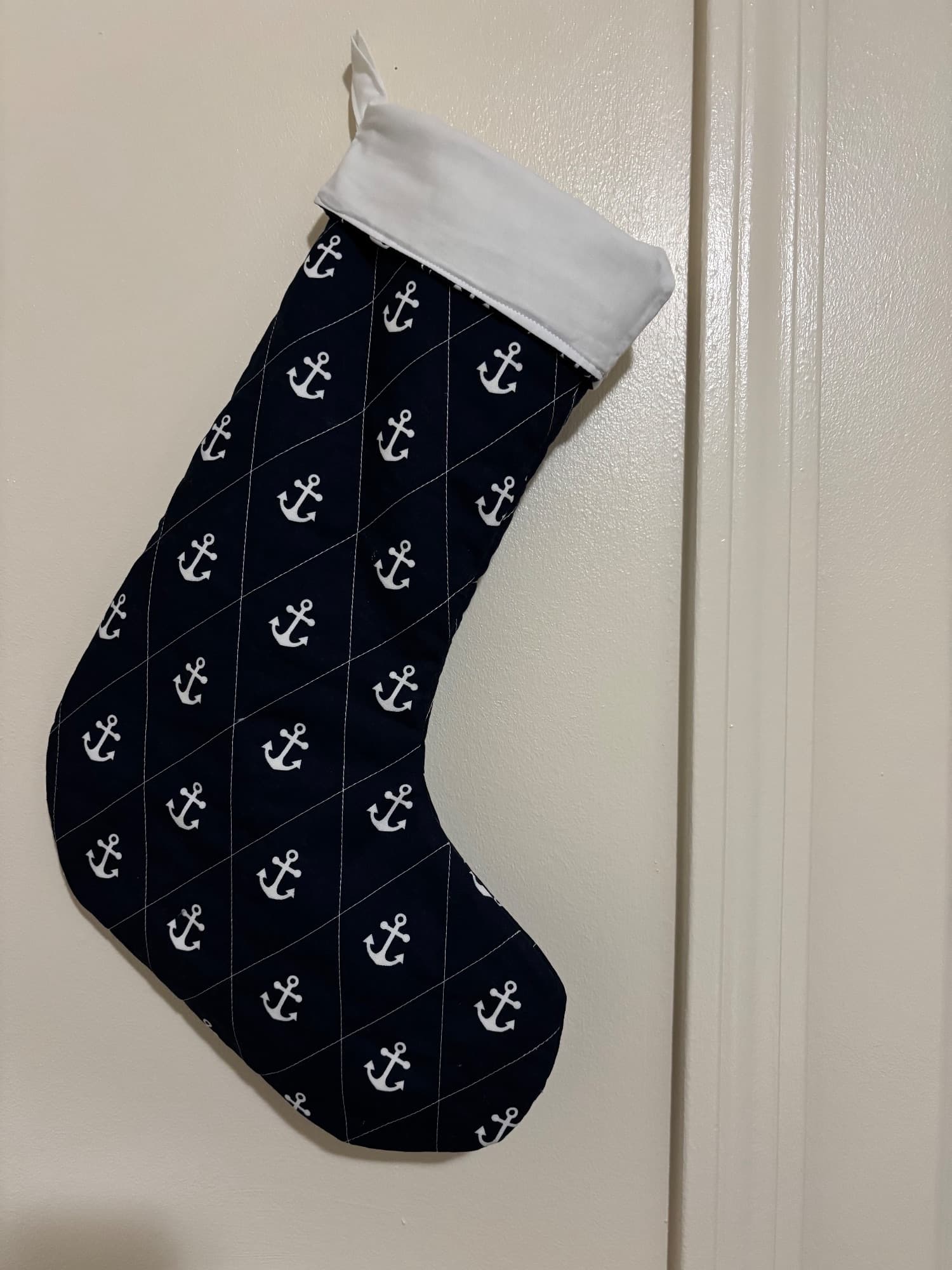 Custom Anchor Christmas Stocking